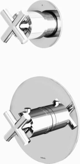 Hotbath Chap C012 inbouw thermostaatkraan 1 stopkraan chroom