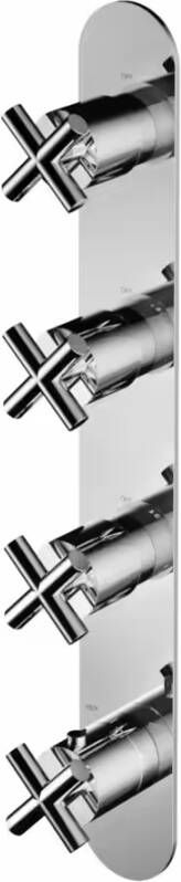 Hotbath Cobber bidetmengkraan L-uitloop zonder waste L-uitloop zonder waste gepolijst messing PVD CB018NBP - Foto 5