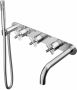 Hotbath Chap C062 inbouw badthermostaat geborsteld nikkel - Thumbnail 1