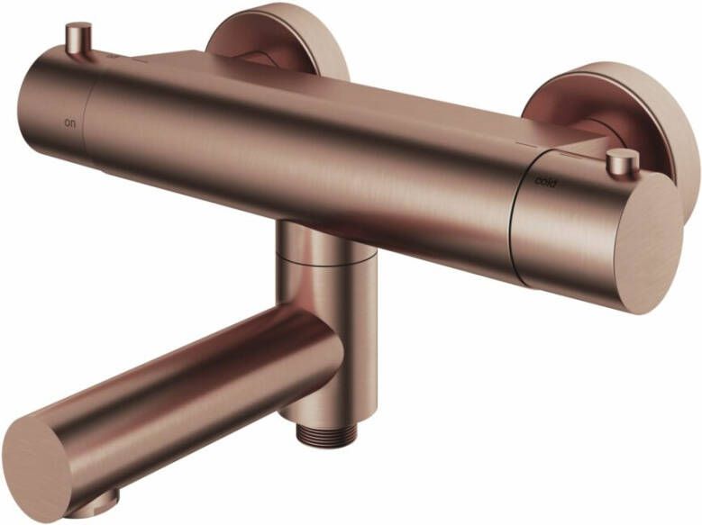 Hotbath Cobber B020 thermostatische badkraan geborsteld koper PVD