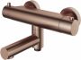 Hotbath Cobber B020 thermostatische badkraan geborsteld koper PVD - Thumbnail 1