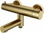Hotbath Cobber B020 thermostatische badkraan geborsteld messing PVD - Thumbnail 1