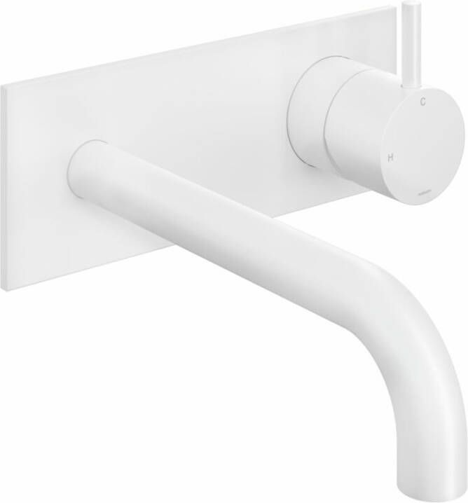 Hotbath Cobber CB006-18 inbouw wastafelmengkraan mat wit