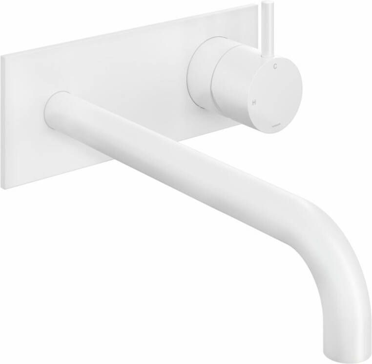 Hotbath Cobber CB006-25 inbouw wastafelmengkraan mat wit