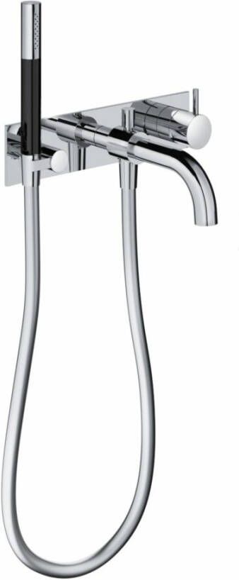 Hotbath Cobber CB026 inbouw badmengkraan met handdouche verouderd ijzer