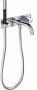 Hotbath Cobber CB026 inbouw badmengkraan met handdouche zwart chroom - Thumbnail 1
