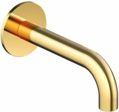 Hotbath Wastafelkraan Uitloop Cobber Rond 15 cm Gepolijst Messing PVD - Foto 3