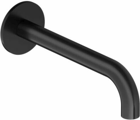 Hotbath Wastafelkraan Uitloop Cobber Rond 18 cm Mat Zwart