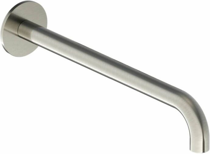 Hotbath Wastafelkraan Uitloop Cobber Rond 25 cm Geborsteld Nikkel