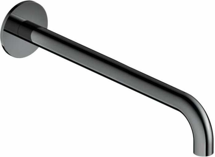 Hotbath Wastafelkraan Uitloop Cobber Rond 25 cm Zwart Chroom