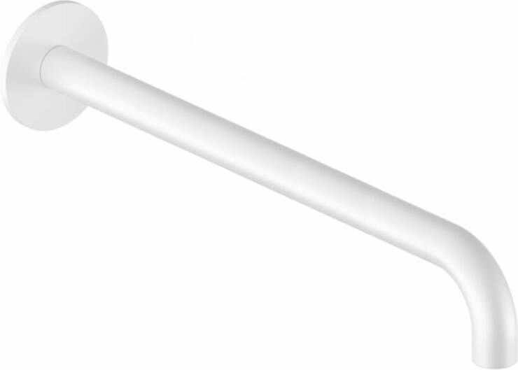 Hotbath Wastafelkraan Uitloop Cobber Rond 30 cm Mat Wit