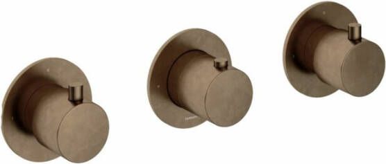 Hotbath Douchethermostaat Cobber Inbouw Met 2 Stopkranen Verouderd Messing (excl. inbouwdeel) Living Colours - Foto 2