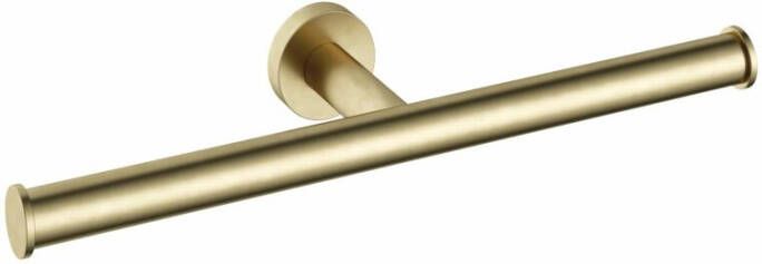 Hotbath Cobber CBA05 dubbele toiletrolhouder geborsteld messing