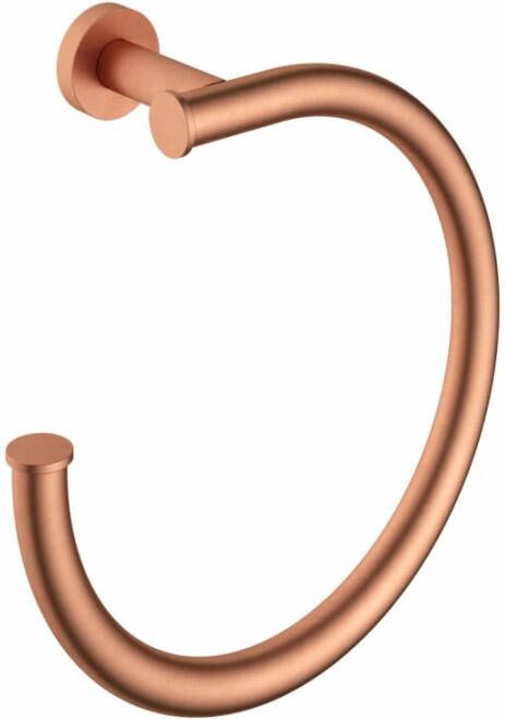 Hotbath Cobber CBA08 handdoekring geborsteld koper