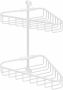 Hotbath Cobber CBA14 dubbele shampoohouder mat wit - Thumbnail 1