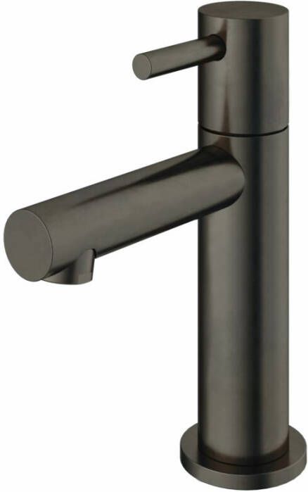 Hotbath Cobber Fonteinkraan opbouw L-uitloop 8.5cm verouderd ijzer E001AI