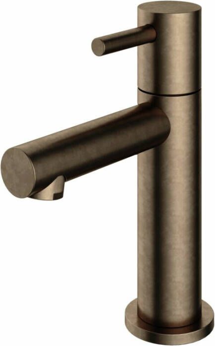 Hotbath Fonteinkraan Dude 1-hendel Recht 14.8 cm Rond Verouderd Messing Living Colours - Foto 2