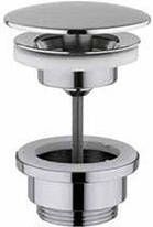 Hotbath Cobber P708 always open waste rond chroom