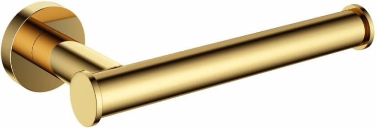 Hotbath Cobber toiletrolhouder zonder klep 4 x 16 5 x 8 3 cm gepolijst messing PVD - Foto 2