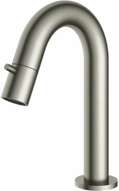 Hotbath Buddy Fonteinkraan U uitloop 11.8cm opbouw geborsteld nikkel U001GN - Foto 3