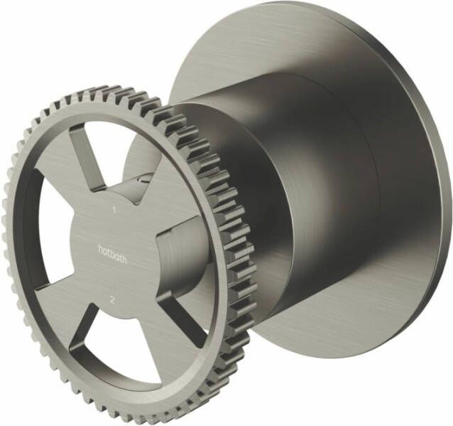 Hotbath Cobber @work CW011 inbouw 2-weg omstel geborsteld nikkel