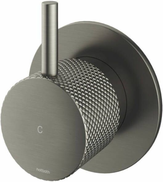 Hotbath Cobber X CX010C inbouw stopkraan koud geborsteld nikkel