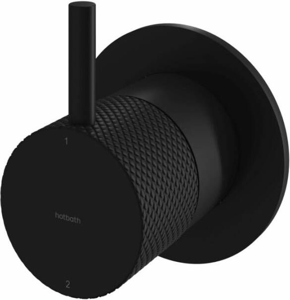 Hotbath Cobber X CX011 inbouw 2-weg omstel mat zwart