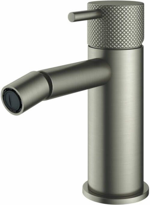 Hotbath Cobber X CX018 bidetmengkraan zonder waste geborsteld nikkel