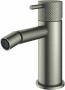 Hotbath Cobber X bidetmengkraan zonder waste 14 3 x 10 9 cm geborsteld nikkel - Thumbnail 3