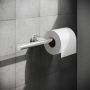 Hotbath Cobber X dubbele toiletrolhouder 4 x 28 5 x 8 3 cm geborsteld messing PVD - Thumbnail 2