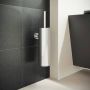 Hotbath Cobber X toiletborstelset wandmodel 34 x 8 2 x 12 2 cm geborsteld messing PVD - Thumbnail 2