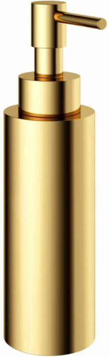 Hotbath Cobber vrijstaande zeepdispenser 17 8 x 5 x 6 9 cm gepolijst messing PVD - Foto 2