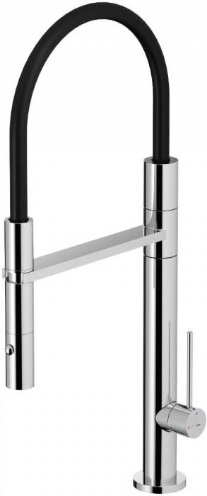 Hotbath Fellow FKM11 professionele keukenkraan met uittrekbare DualSpray handdouche RVS 316 gepolijst