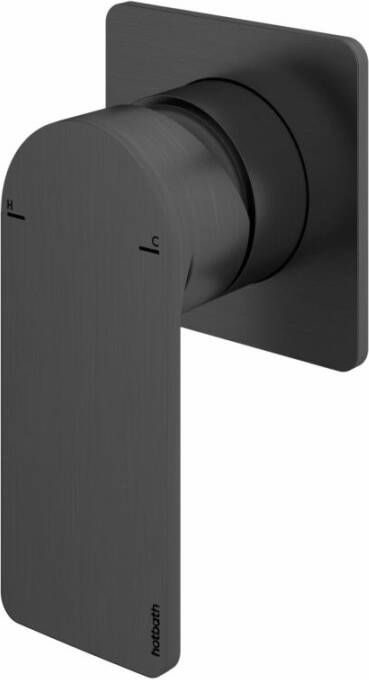 Hotbath Gal Afbouwdeel voor Inbouwdouchemengkraan Geborsteld Gunmetal PVD GL031EXTBGP