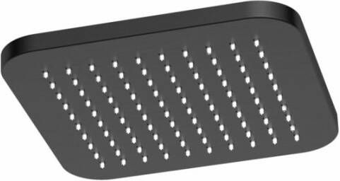 Hotbath Gal GL100BGP hoofddouche vierkant 22 cm Geborsteld gunmetal PVD