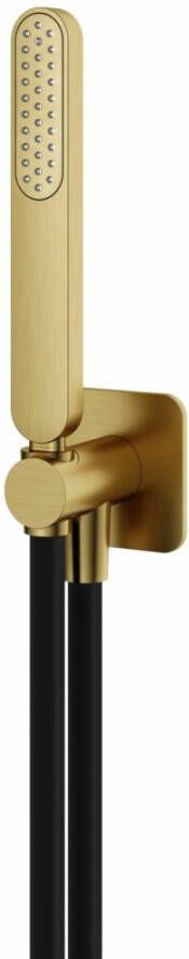 Hotbath Gal GL440BBP handdouche met wandsteun + uitlaat en doucheslang 1 5 mtr Geborsteld messing PVD - Foto 2