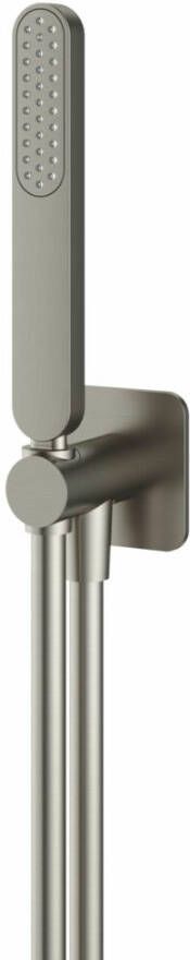Hotbath Gal GL440GNP handdouche met wandsteun + uitlaat en doucheslang 1 5 mtr Geborsteld nikkel PVD - Foto 1