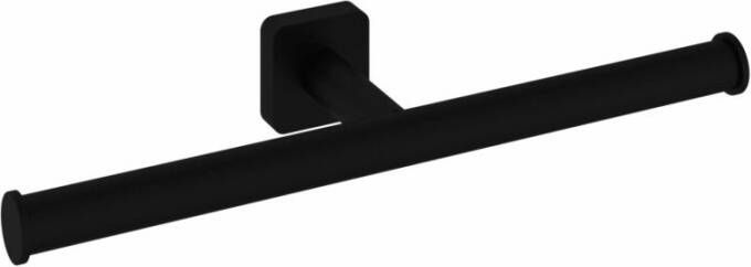 Hotbath Gal toiletrolhouder dubbel 4 x 28 5 x 8 3 cm mat zwart