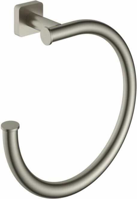 Hotbath Gal handdoekring 20 x 22 x 8 3 cm geborsteld nikkel PVD