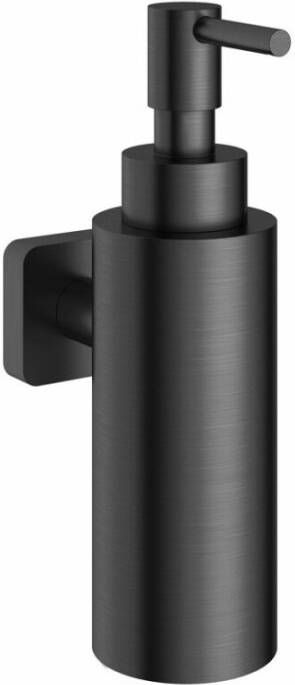 Hotbath Gal zeepdispenser wandmodel 17 3 x 5 x 10 7 cm geborsteld gunmetal PVD