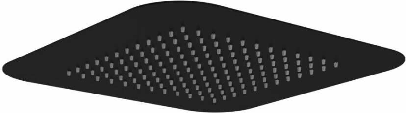 Hotbath Hoofddouche Mate Inbouw Vierkant 42x42 cm Mat Zwart