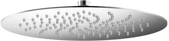 Douche Concurrent Hoofddouche Hotbath Mate Rond Geborsteld Nikkel 30cm Ultradun