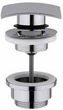 Hotbath Afvoerplug Click Waste Pal Met Schroef Vierkant Chroom - Foto 3