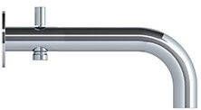 Hotbath Pal Universele Uitloop Met Omstel En Verborgen Perlator 17 5 22 5 30 cm 17 5 cm Chroom