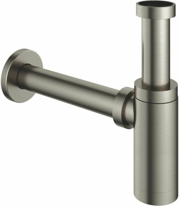 Douche Concurrent Wastafel Sifon Hotbath Pal Rond 11 4 Geborsteld Nikkel