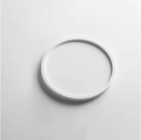 Ideavit Solidmac keramische ronde tray 15 mat wit