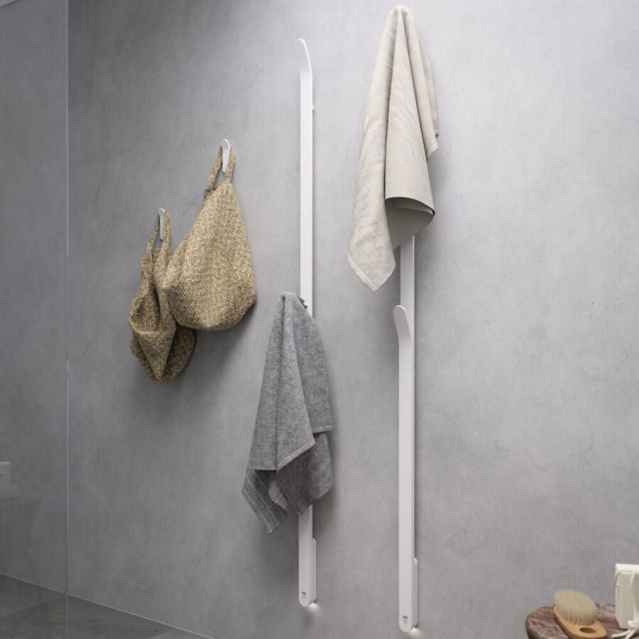 Instamat Arc elektrische handdoekwarmer 170 mat wit