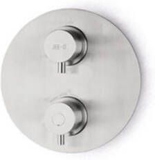 JEE-O Slimline inbouw thermostaatkraan geborsteld RVS