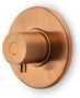JEE-O Slimline inbouw wand thermostaatkraan brons - Thumbnail 1
