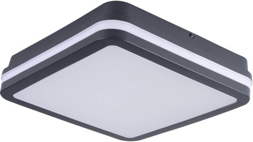 Kanlux Beno plafond 24W LED licht 26x26 grafiet Vierkant